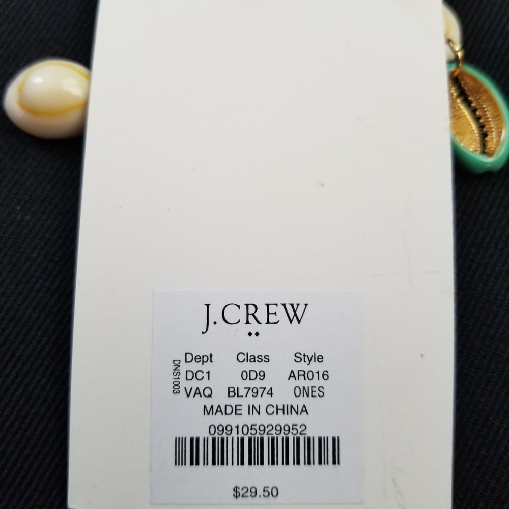 J.Crew Shell Drop Earrings - Picture 5 of 5